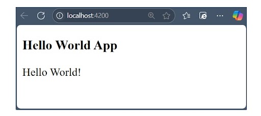 angular hello world program